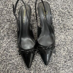 Madden Girl Glossy Black Pointed Heels